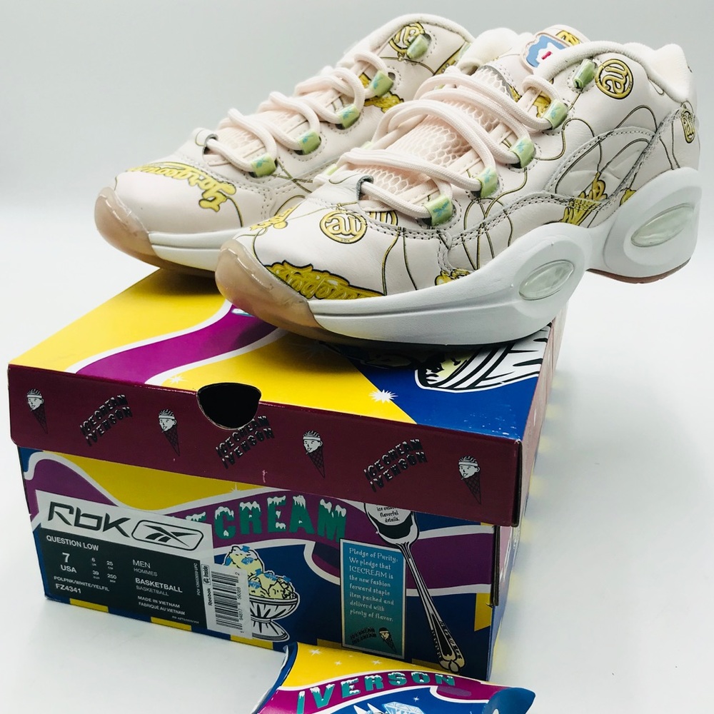 Reebok Question BBC Ice cream Allen Overton Shoes